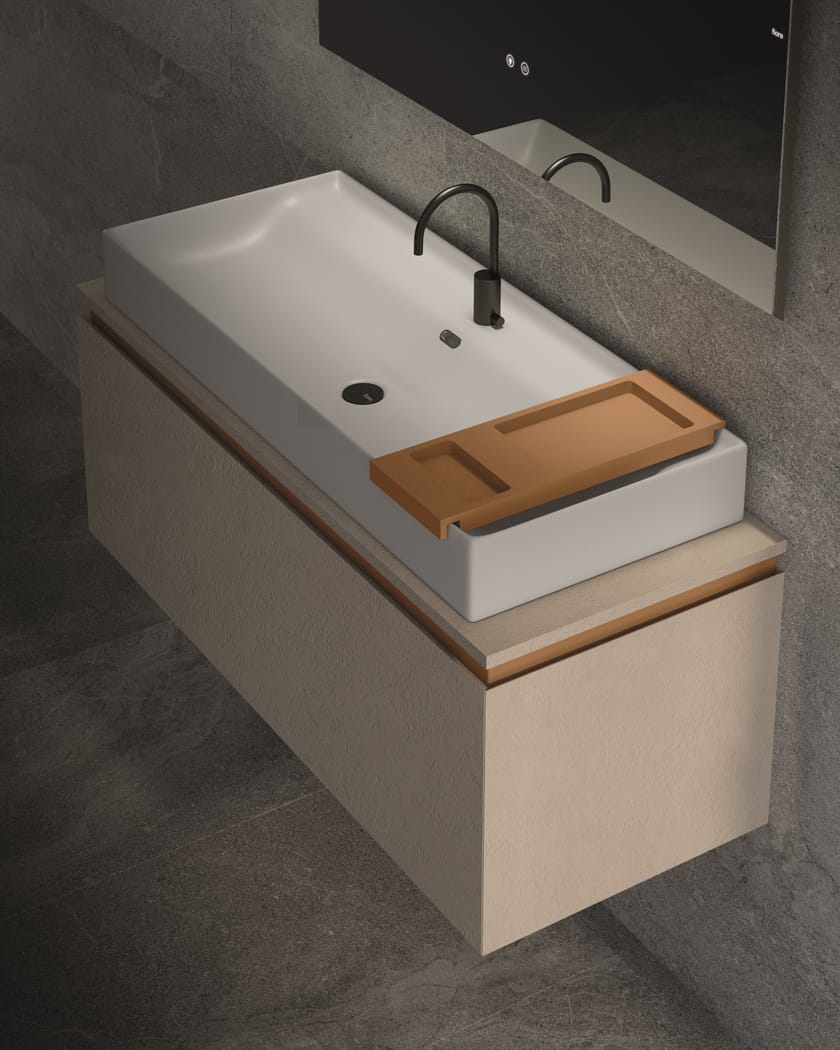 ROK by Fiora - Mobile lavabo singolo sospeso - 9