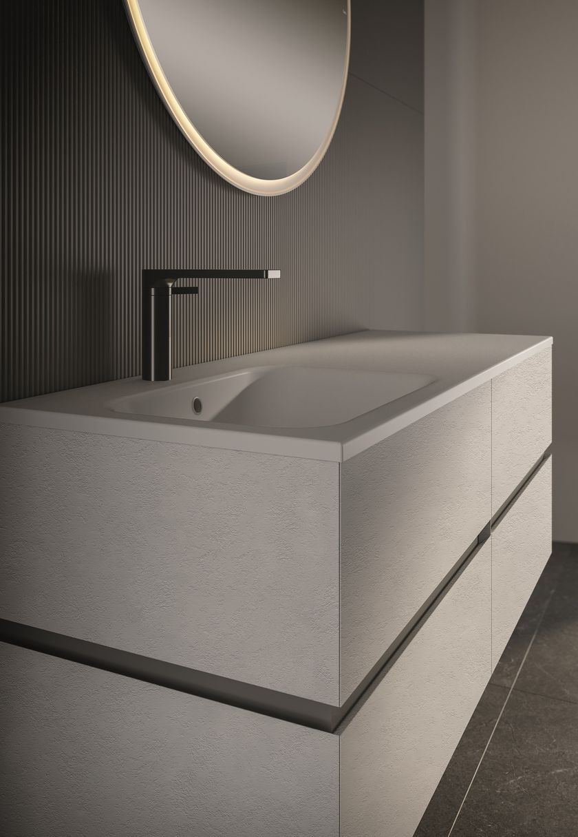 ROK by Fiora - Mobile lavabo doppio sospeso - 2