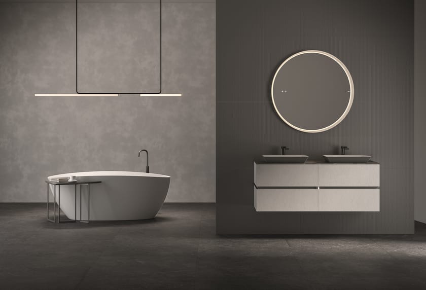 ROK by Fiora - Mobile lavabo doppio sospeso - 5