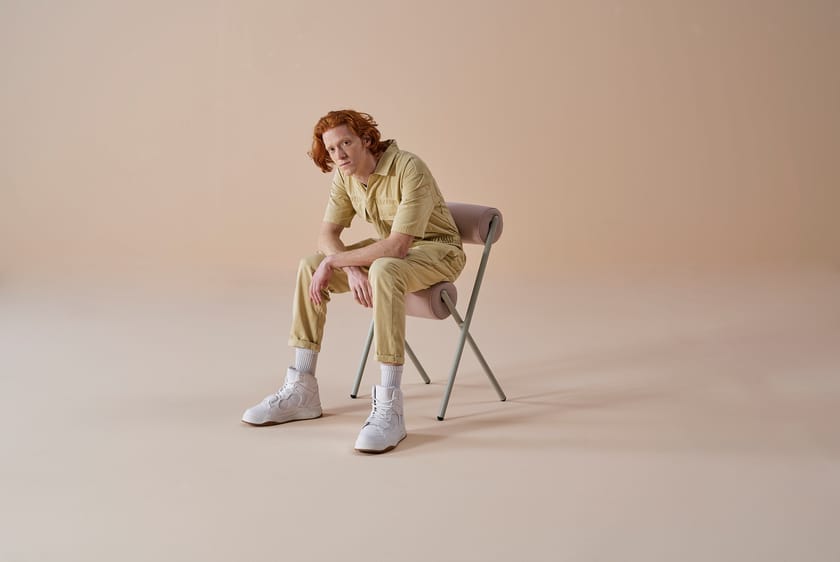 ROLL by Sancal - Sedia con cuscini cilindrici in pelle - 15