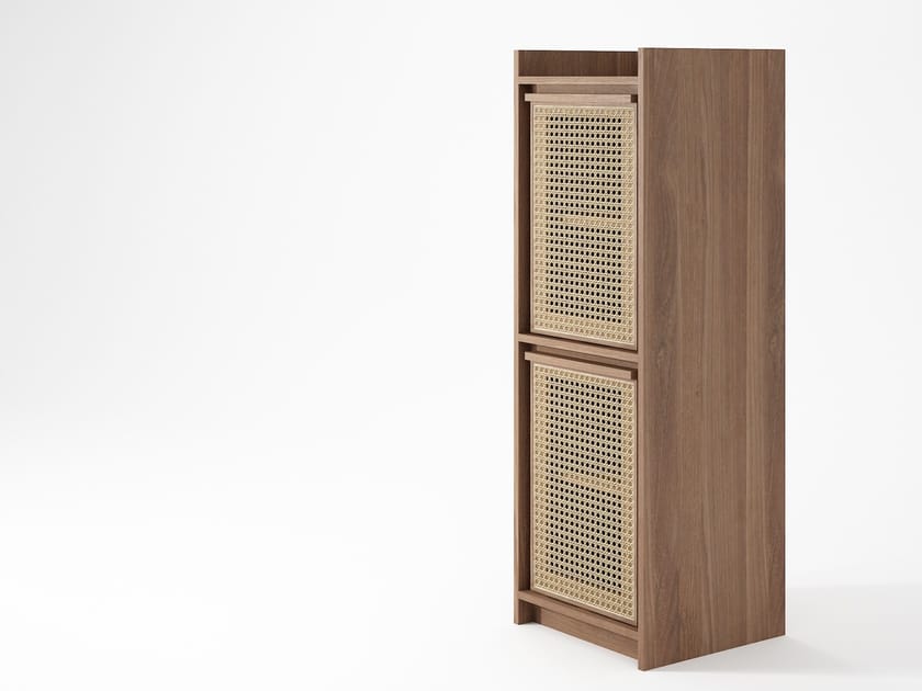 ROOTS | Credenza by KARPENTER - Credenza in legno massello e rattan - 5