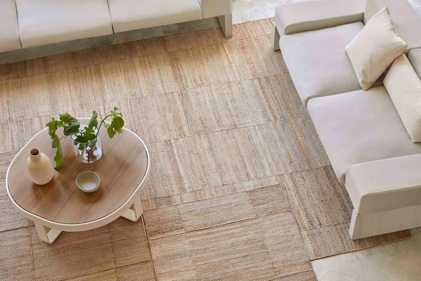 Alfombra rectangular de yute ROOTS RUG 03 Colección Roots By GAN diseño ...