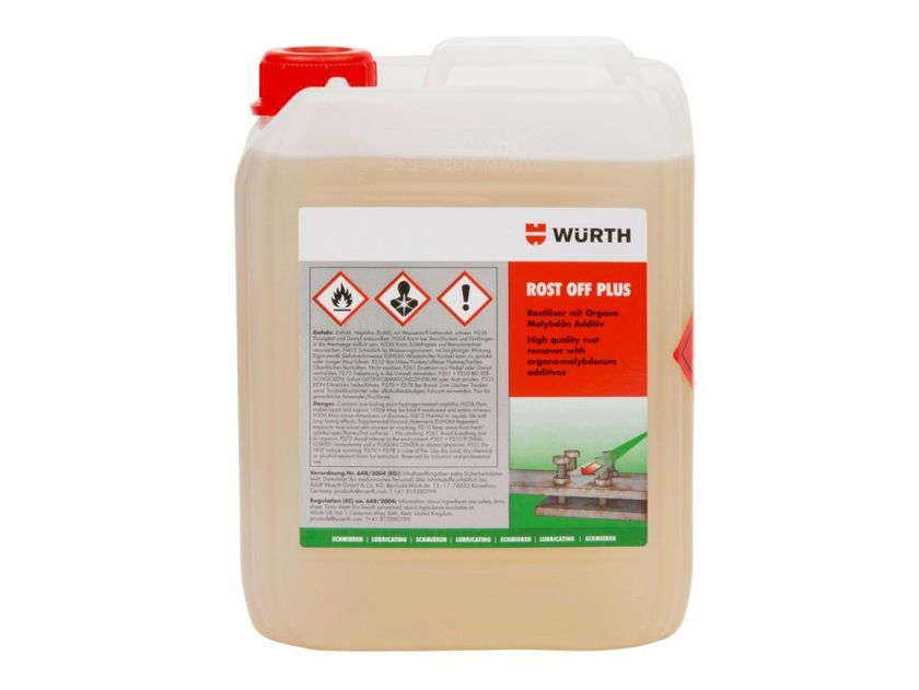 Würth ROST-Off Plus Plus – Antiruggine Spray 400ml Con Proprietà Lubrificanti E Scorrimento Ottimale, Alta Qualità