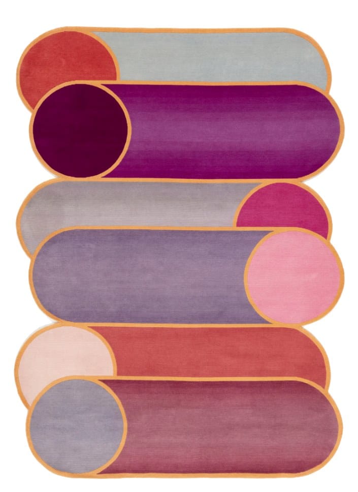 ROTAZIONI A by cc-tapis - Tappeto fatto a mano - 2