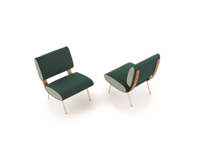 Sillón ROUND D.154.5 By Molteni & C. diseño Gio Ponti