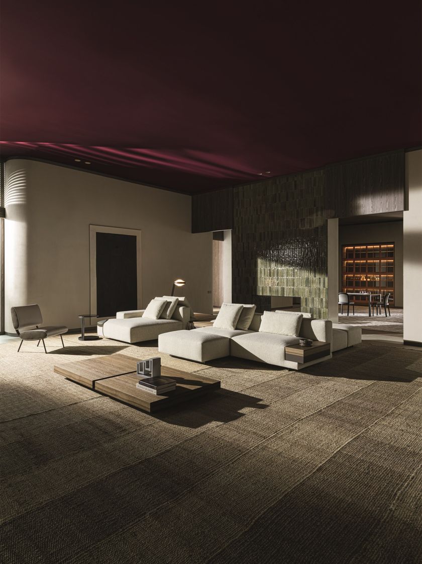 Sillón ROUND D.154.5 By Molteni & C. diseño Gio Ponti