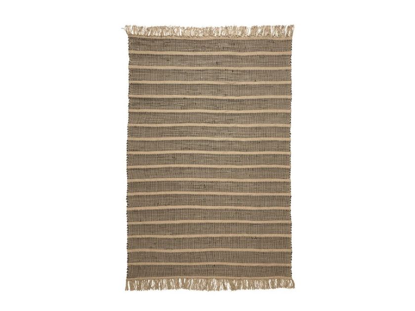 Handmade striped polyester rug RUBBER TUBE Flat weave rugs Collection ...
