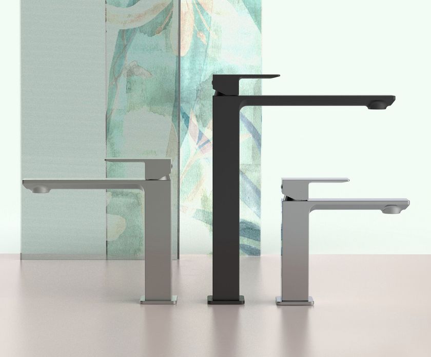 Miscelatore per lavabo prolungato senza scarico Paffoni Tilt cromato TI081CR