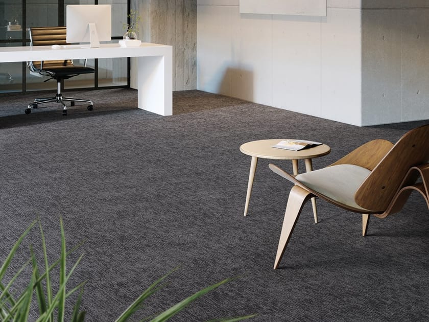 Polyamide carpet tiles RUDIMENTS JUTE By IVC Commercial