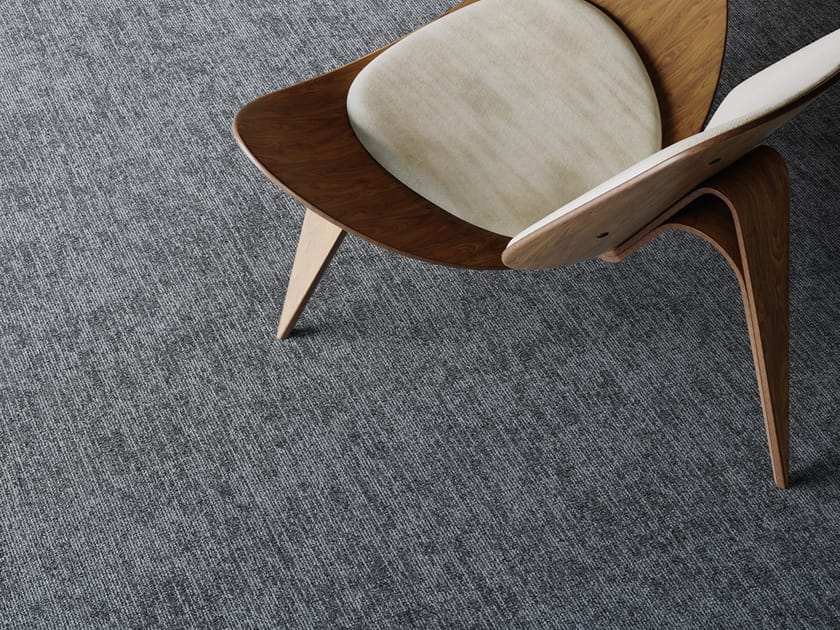 Polyamide carpet tiles RUDIMENTS JUTE By IVC Commercial