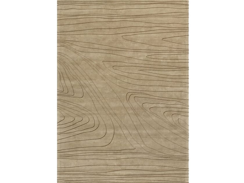 Alfombra lisa rectangular de tela RUE DES BOIS by Un Tapis à Paris