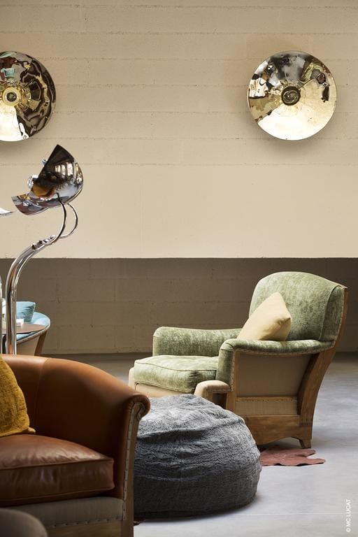 RUFUS ESSENCE Fabric armchair By Crearte Collections