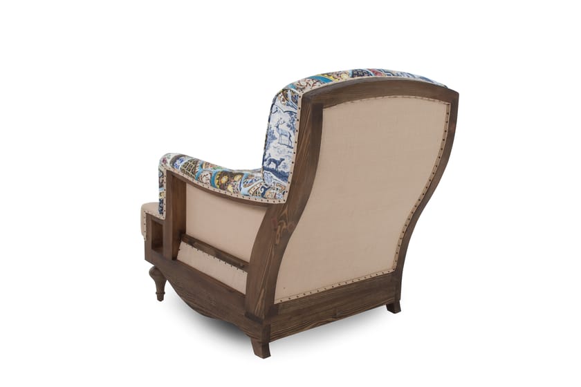 RUFUS ESSENCE Fabric armchair By Crearte Collections