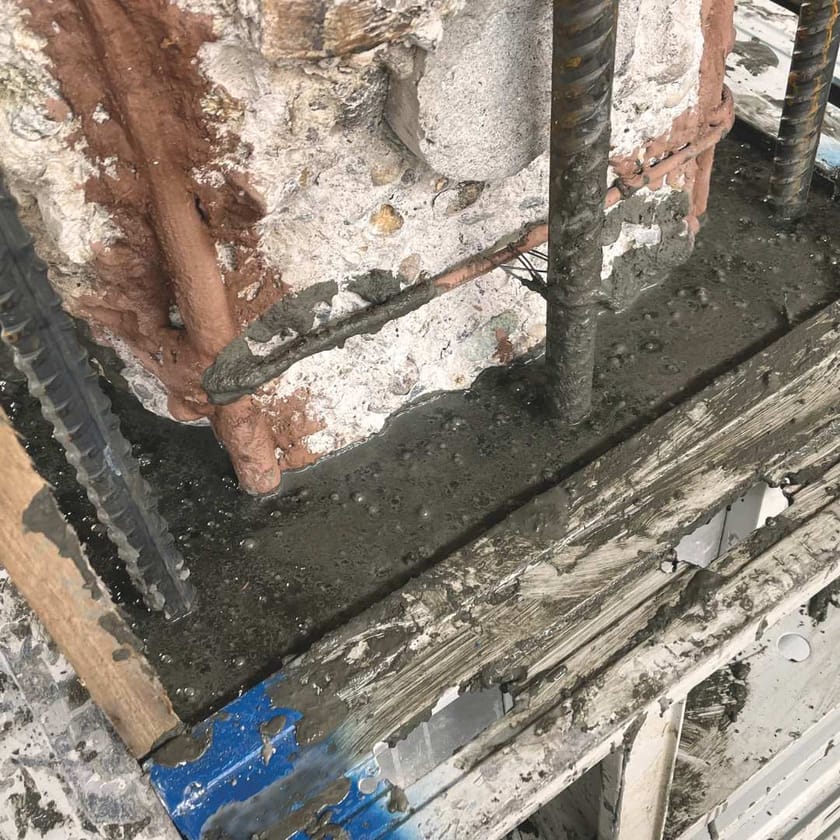 RUREGOLD RureGrout R4 FLUID by Laterlite - Malta colabile fibrata a ritiro compensato per il ripristino del calcestruzzo - 4