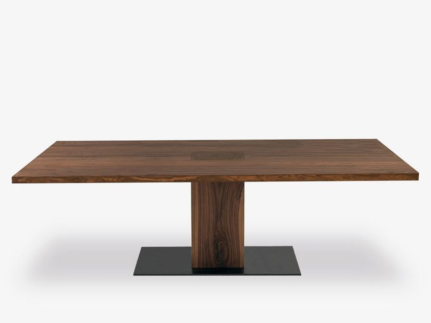 BOSS EXECUTIVE RETTANGOLARE Rectangular solid wood table By Riva 1920