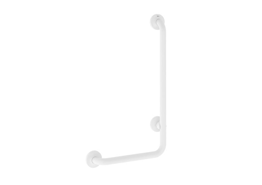 COMFORT Fixed L-shaped metal grab bar By Roca