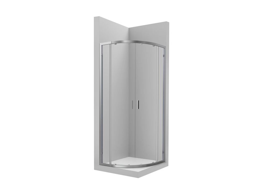 MR M189075 Box Doccia Semicircolare In Vetro Con Porta Scorrevole By Roca
