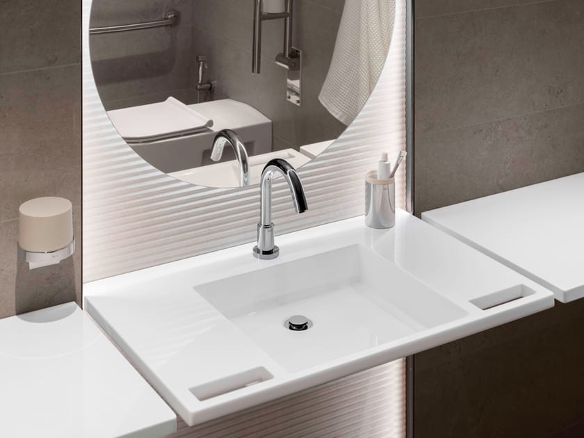 PL10-E (ONE) by Roca - Placca di comando per wc in acciaio inox - 3