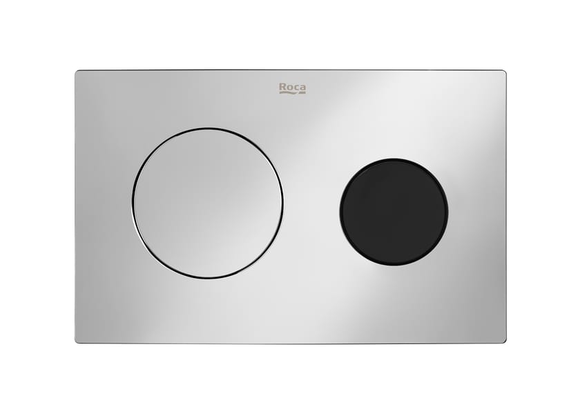 PL10-E (ONE) by Roca - Placca di comando per wc in acciaio inox - 5