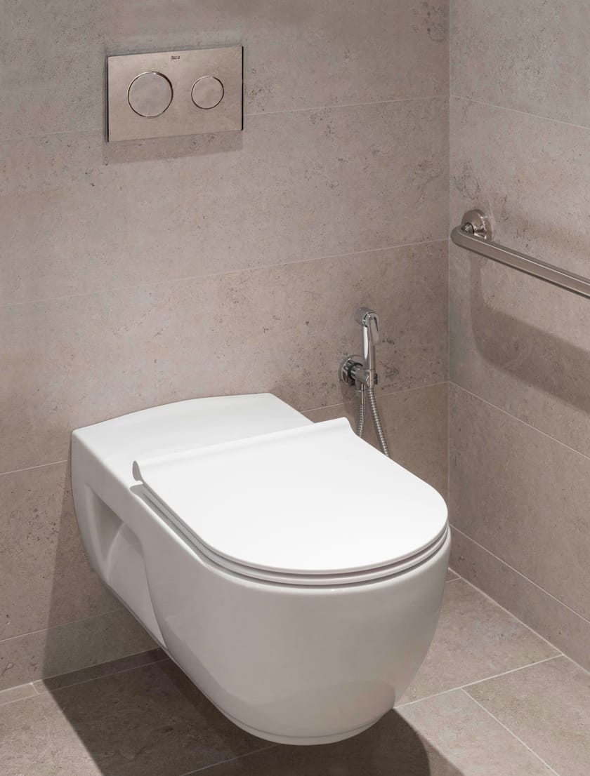 PL10 PRO DUAL (ONE) by Roca - Placca di comando per wc meccanica in acciaio inox - 3