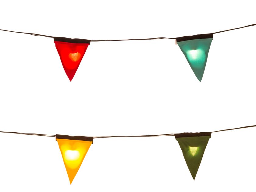 Bandierine italiane – 30 m – 60 bandierine in poliestere per tutte le condizioni atmosferiche decorazione per eventi sportivi interni ed esterni, feste in strada, festival e celebrazioni