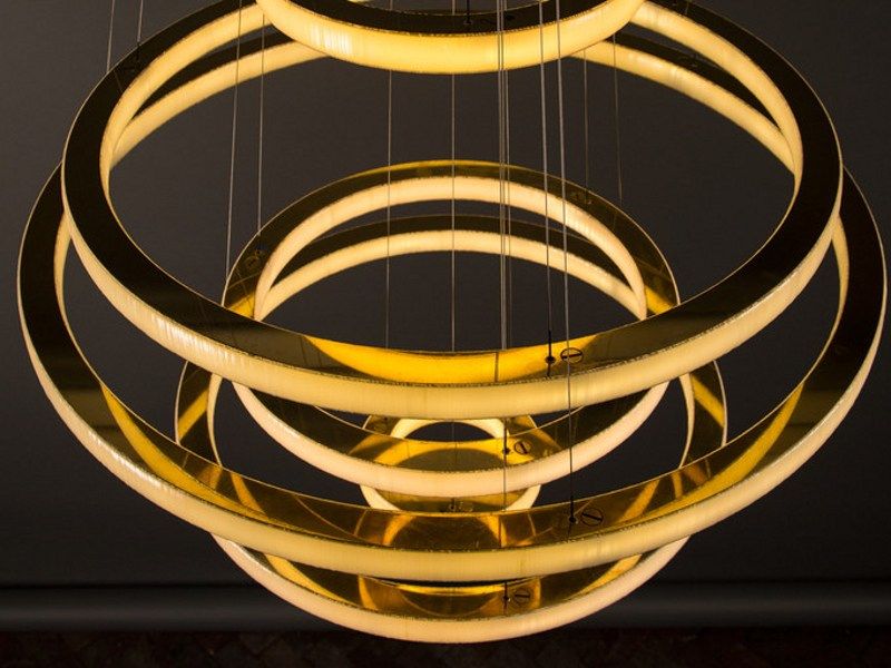 Luminária pendente LED de metal com dimmer SALO ELAMA By Cameron Design ...