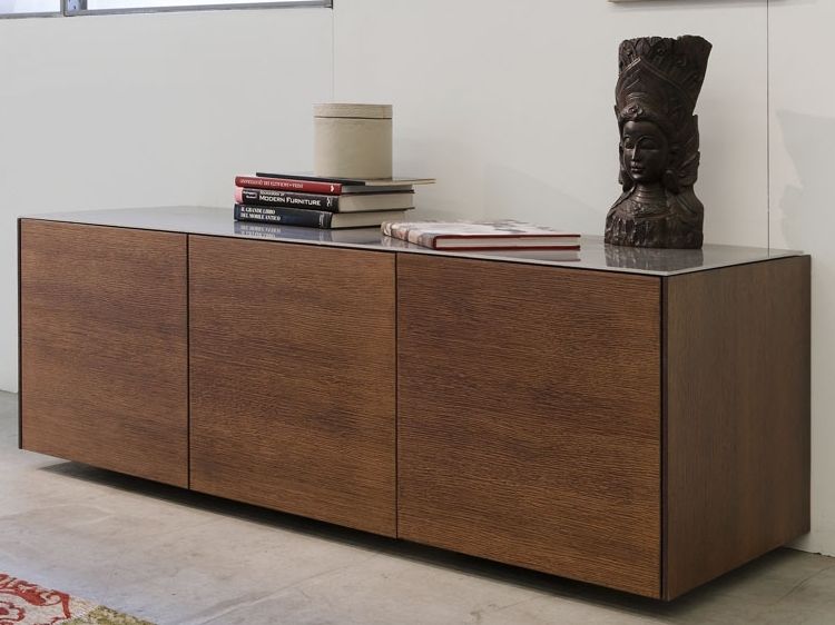 Wooden sideboard with doors SELECTA GHOST By I.T.F. Design design ...