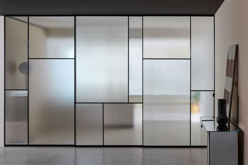 SHERAZADE SLIDE PATCHWORK by Glas Italia - Parete mobile in vetro - 4