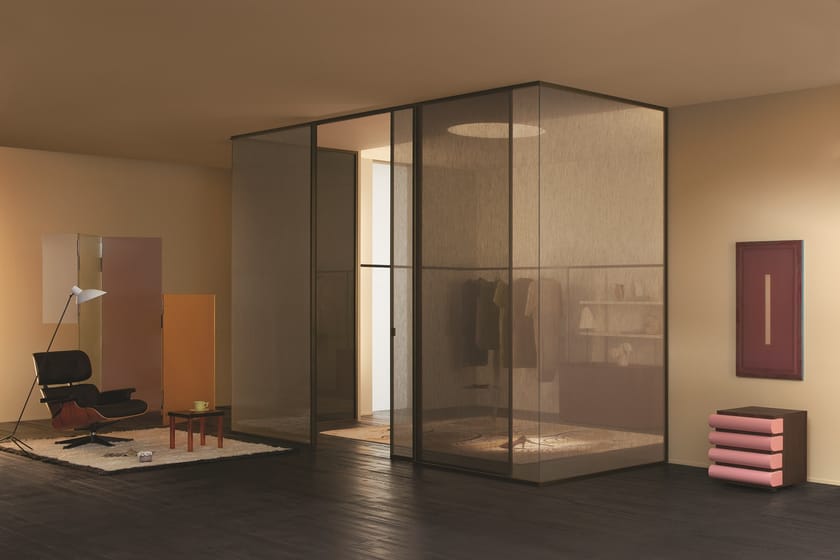 SHERAZADE WALL by Glas Italia - Parete mobile scorrevole in vetro - 4