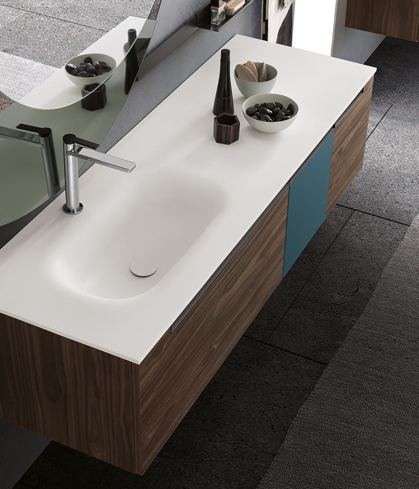 SIDE 02 by Archeda - Mobile lavabo con specchio - 7