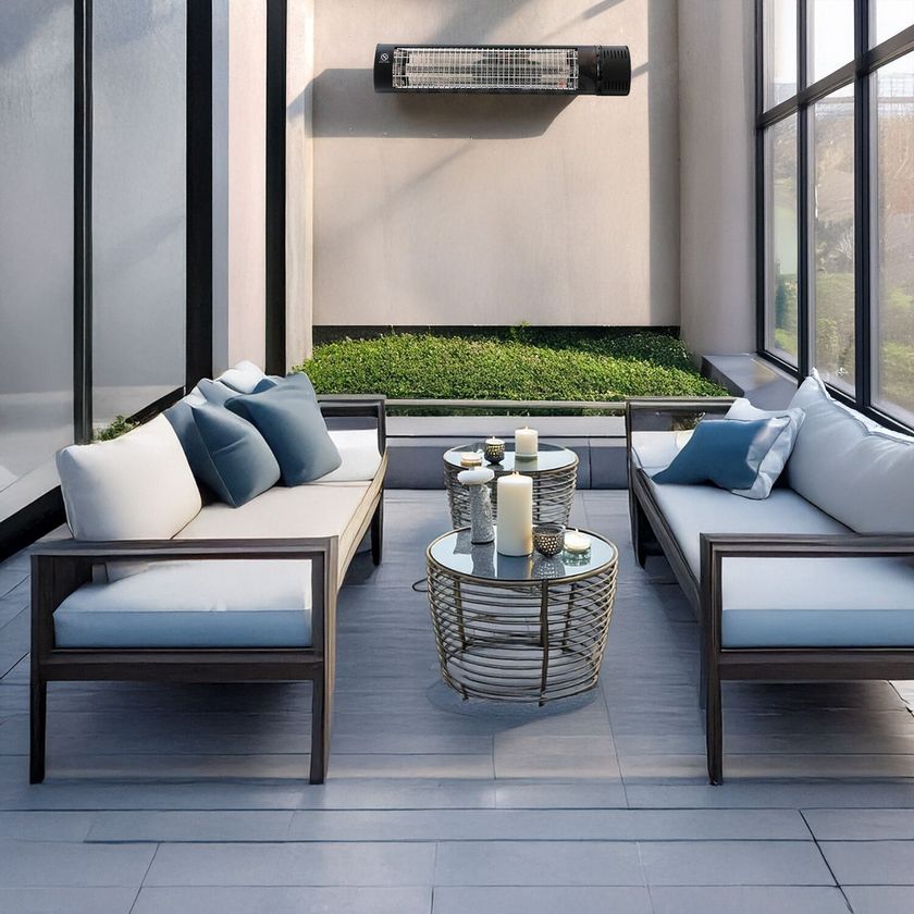 CALDO IRB 2000 by SINED - Diffusore radiante per esterni in alluminio - 5