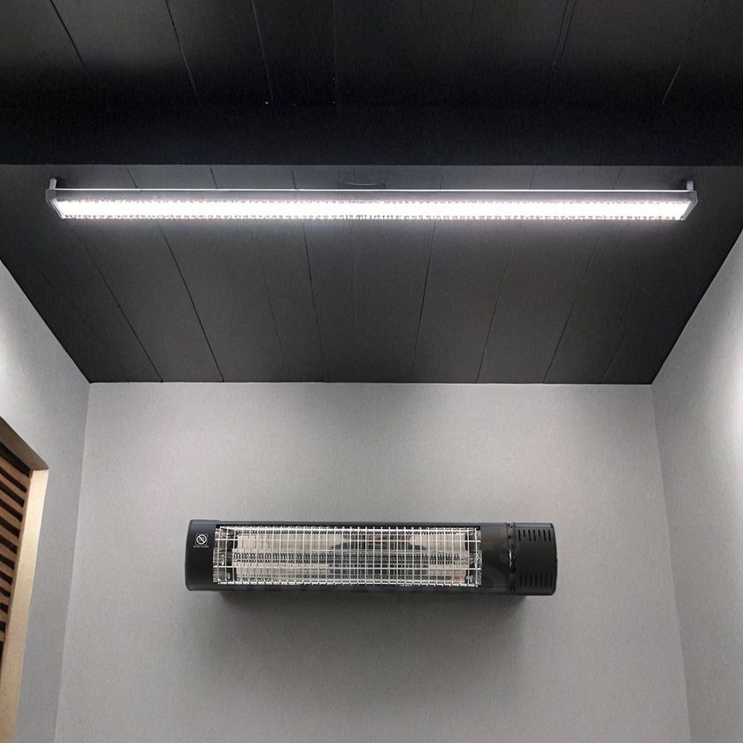 CALDO IRB 2000 by SINED - Diffusore radiante per esterni in alluminio - 7