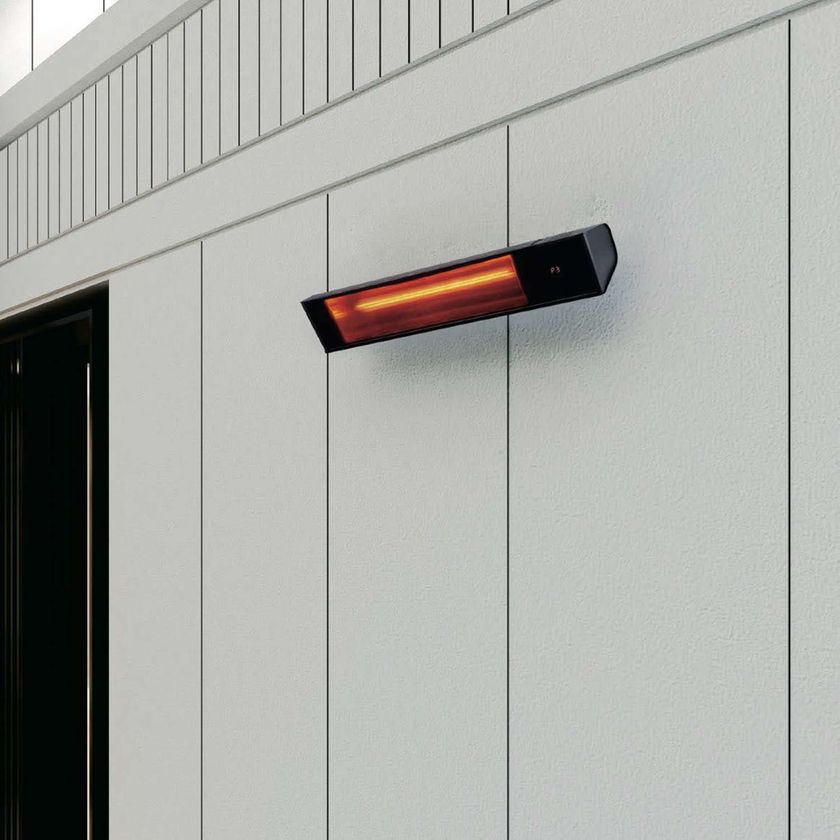 CALDO VETRO 2000 WIFI by SINED - Diffusore radiante per esterni e interni in vetroceramica e alluminio - 3