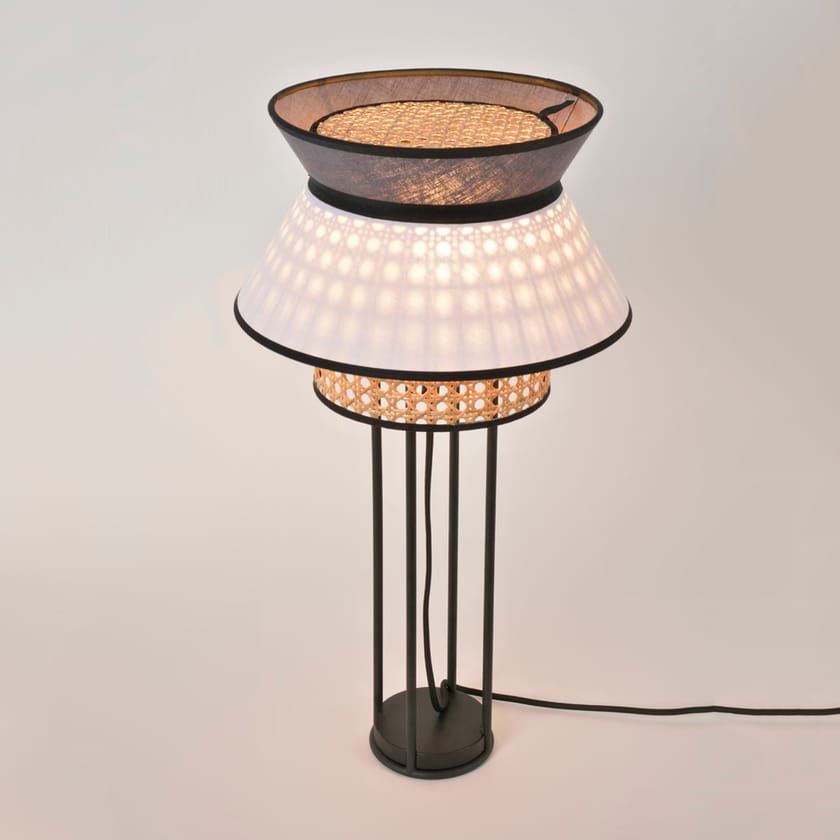 SINGAPOUR Fabric table lamp By Market Set