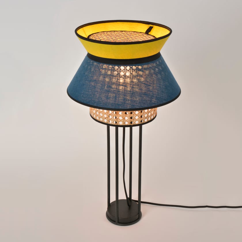 SINGAPOUR Fabric table lamp By Market Set