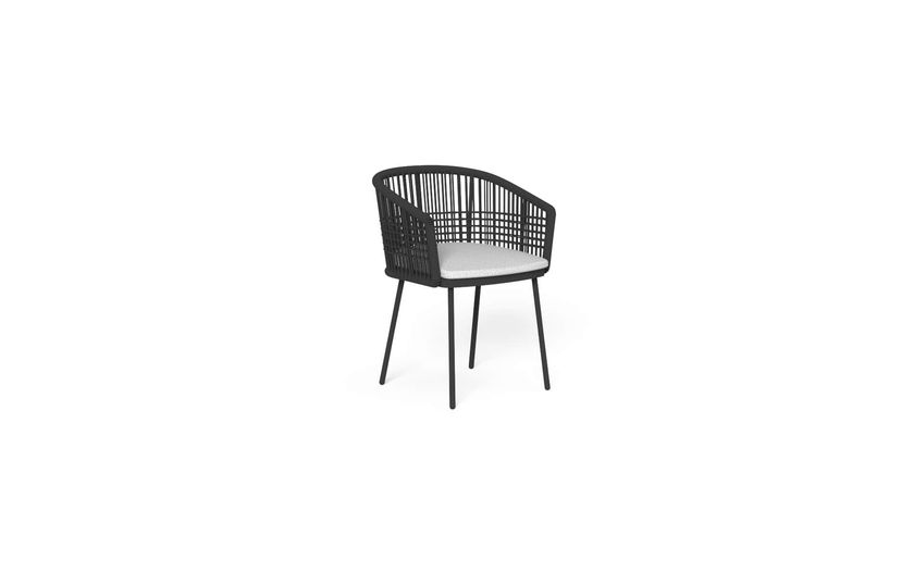 SLAM/ROPE Nautical rope chair with integrated cushion By Talenti ...