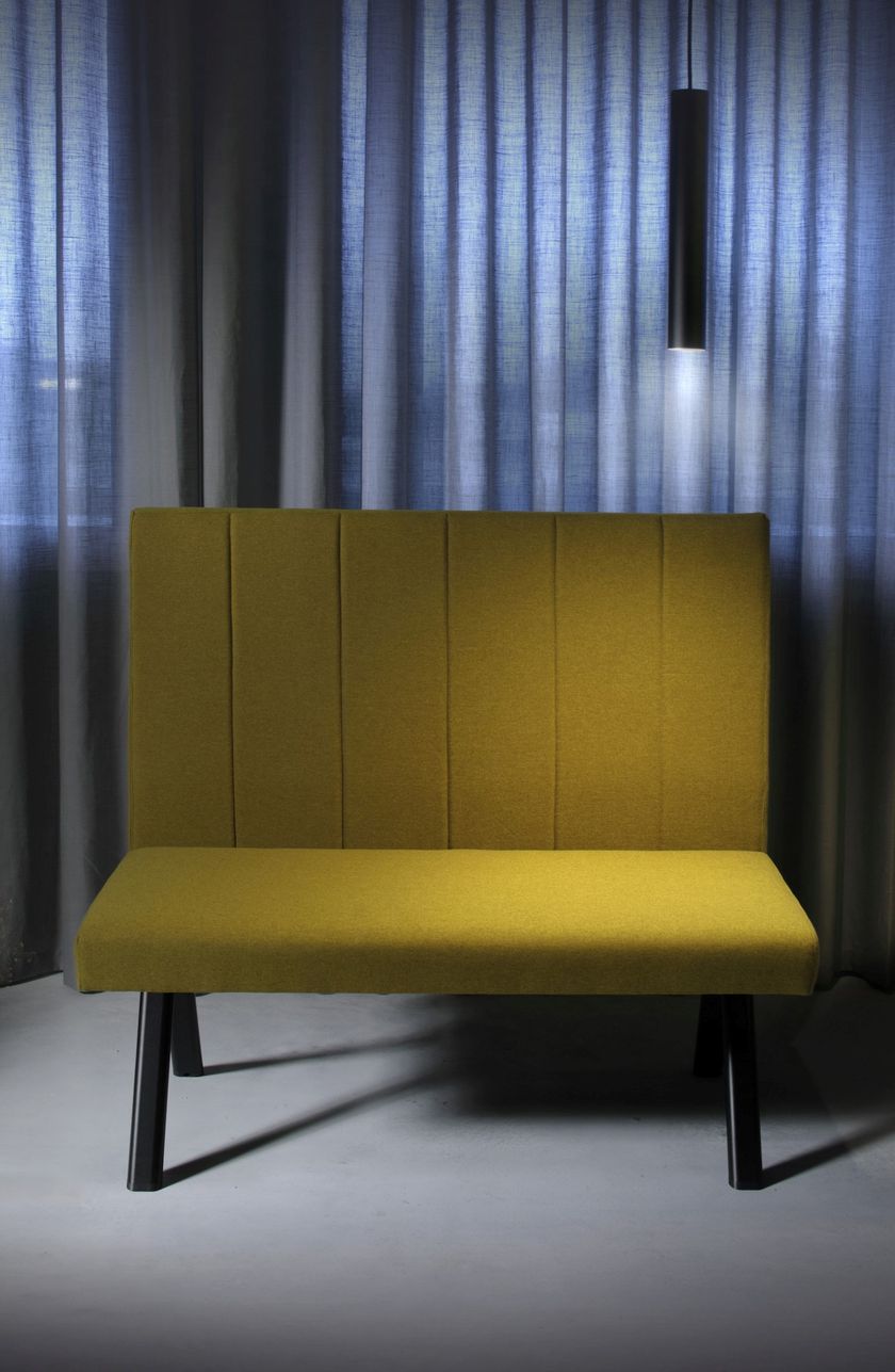 Upholstered high-back bench SOCIAL-IZE By GABER design Eurolinea