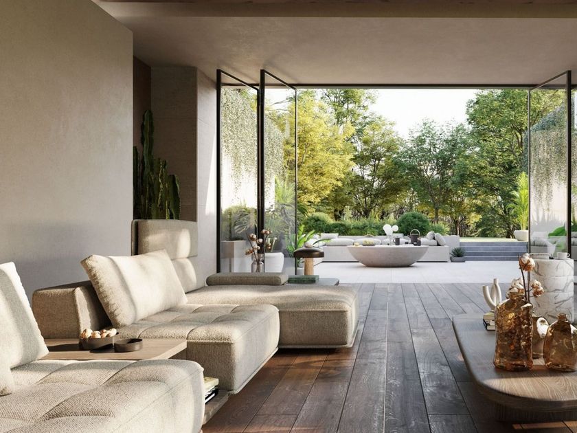 SOHO Modular fabric sofa By ENNE | design Christophe Pillet