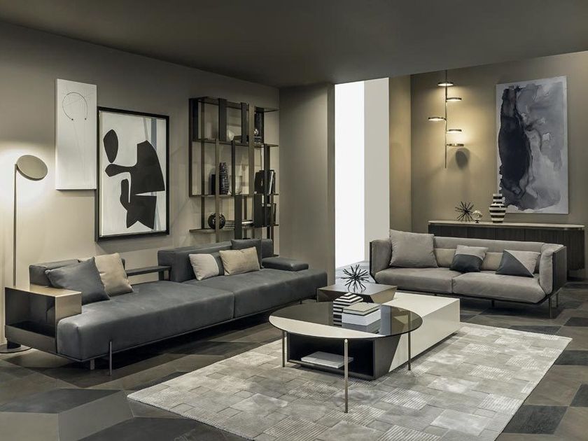 SOHO Modular nabuk sofa By Shake