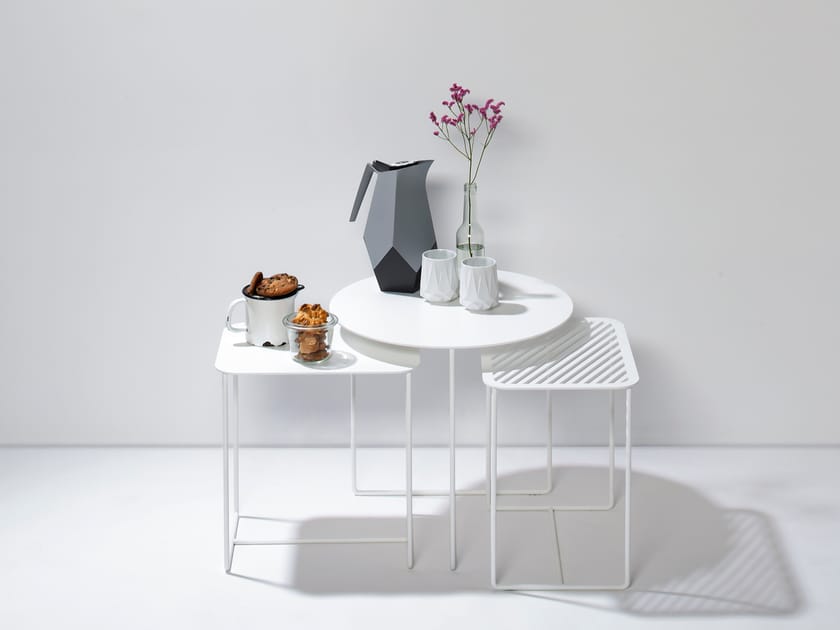 SOLID SIDE TABLE #01 by Weld & co - Tavolino rotondo in lamiera - 28