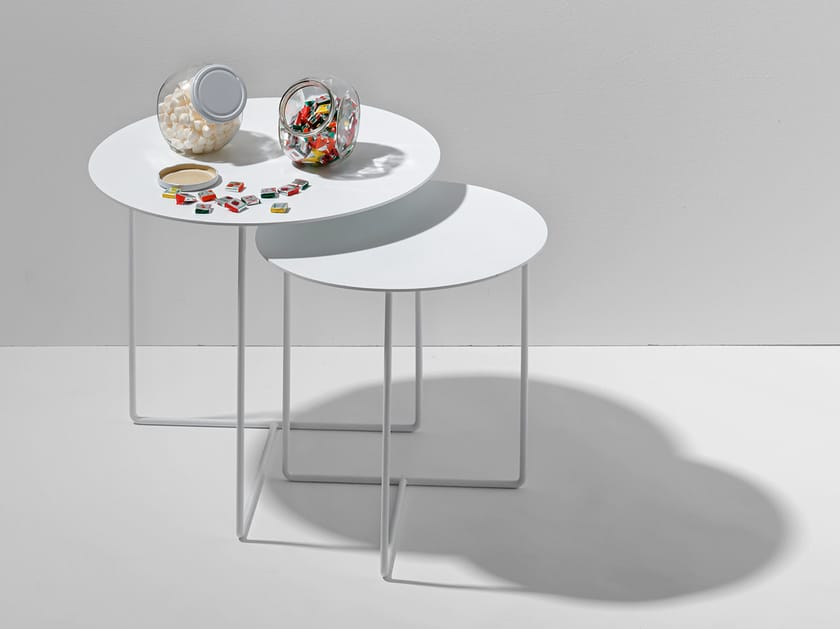 SOLID SIDE TABLE #01 by Weld & co - Tavolino rotondo in lamiera - 20