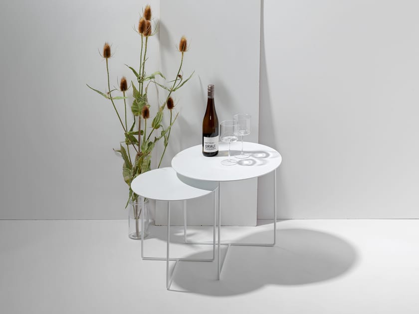 SOLID SIDE TABLE #01 by Weld & co - Tavolino rotondo in lamiera - 21