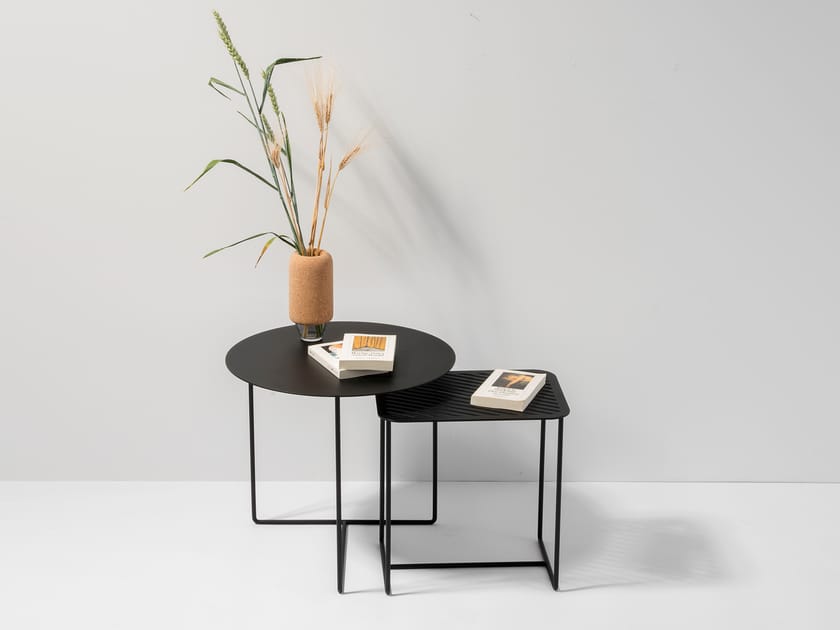 SOLID SIDE TABLE #01 by Weld & co - Tavolino rotondo in lamiera - 29