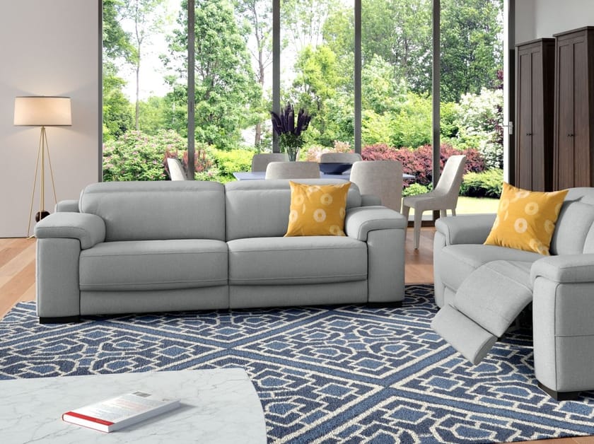 SORA 3 seater fabric sofa By Sofanella