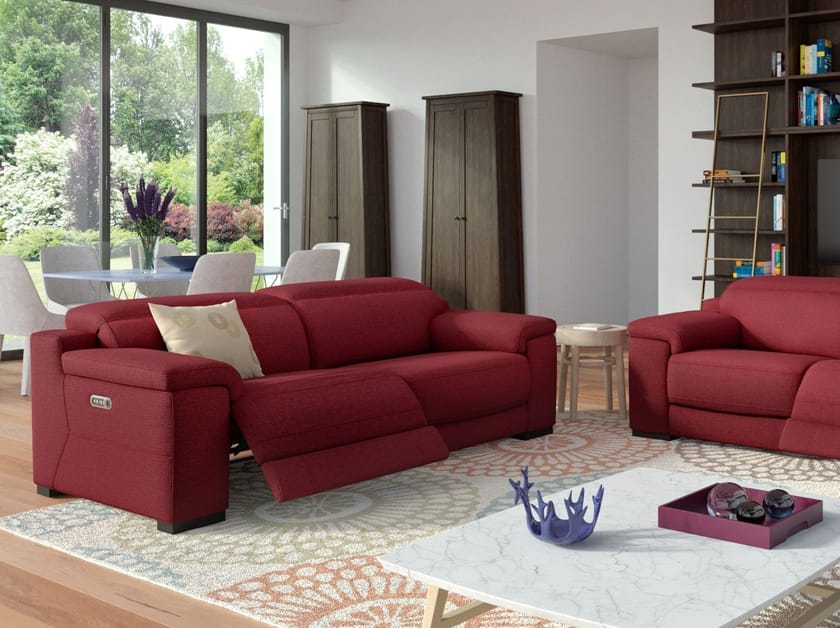 SORA 3 seater fabric sofa By Sofanella