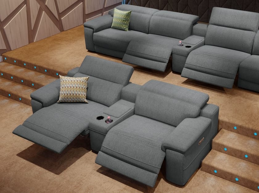 SORA KINO Sofá 2 plazas de tela By Sofanella