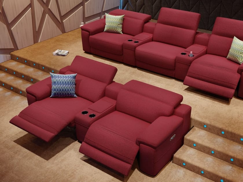 SORA KINO Sofá 2 plazas de tela By Sofanella