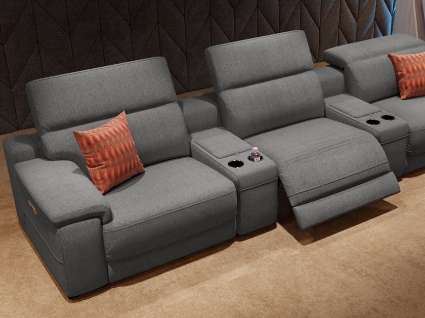 SORA KINO Sofá 3 plazas de tela By Sofanella