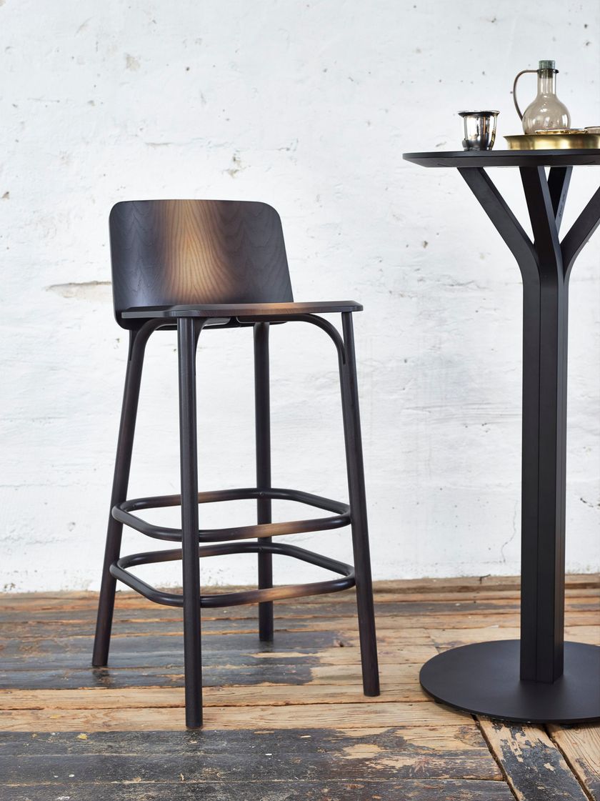 SPLIT | Wooden stool By TON design Arik Levy