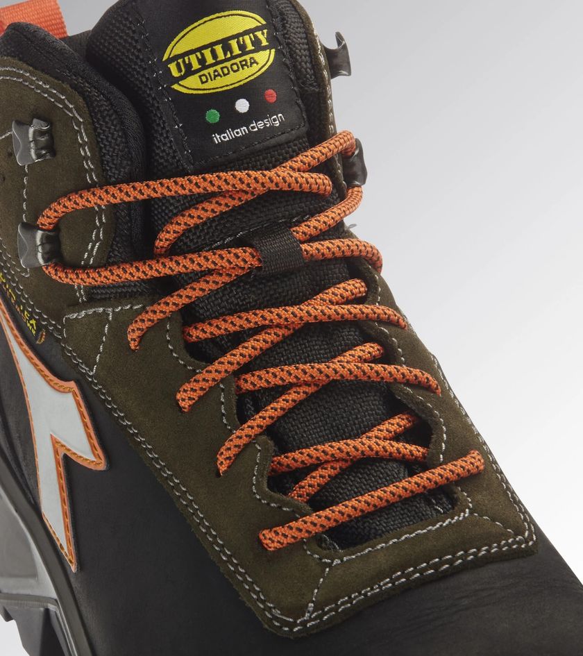 DIADORA Herren Cross Sport Arbeitsschuh DIATEX MID S3 WR CI SRC | Sicherheitsschuh Gr. 40 | Blau/Grau